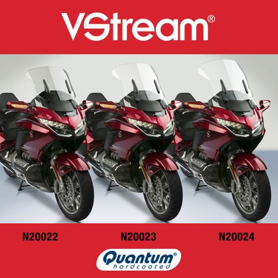 Parabrisas de repuesto National Cycle VStream medio transparente Honda GL1800 Gold Wing '18-