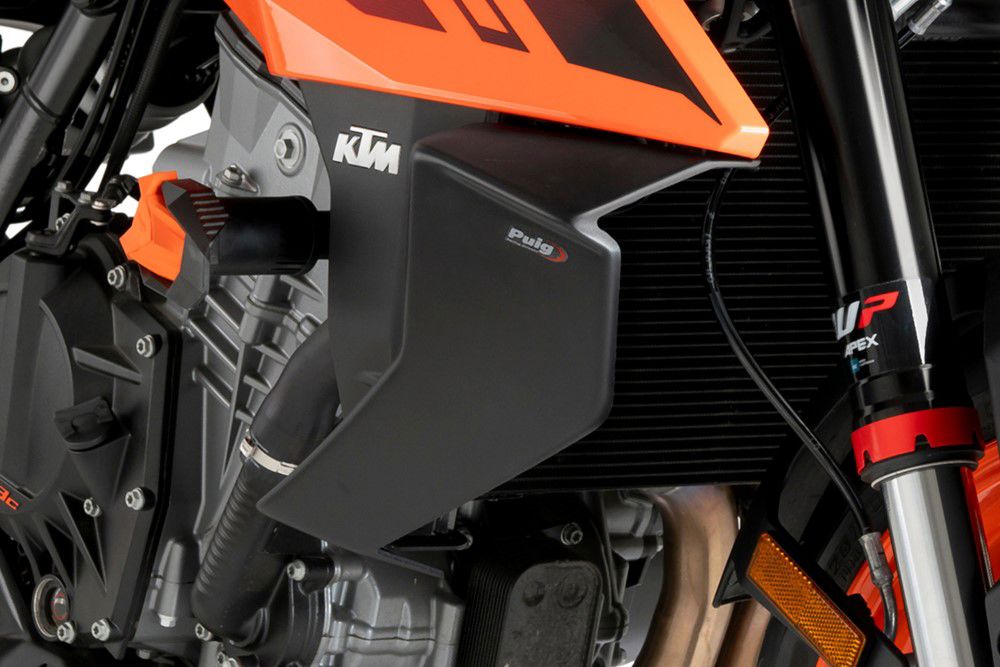 Alerón lateral Downforce Naked de Puig para la KTM 990 Duke '24 - aspecto carbono