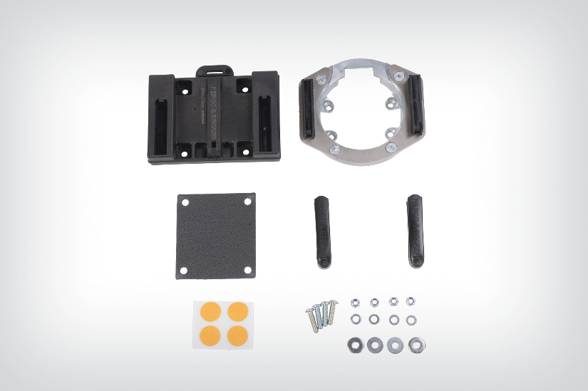 Anillo de depósito Lock-it Hepco&Becker para tapa de combustible KTM con 7 orificios para tornillos