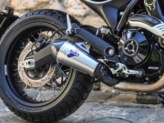 SILENCIADOR MIVV X-M1 ACERO NEGRO DUCATI SCRAMBLER 800 ICON 2021-2022 NO HOMOLOGADO