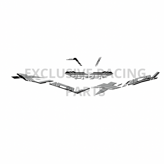 Juego de pegatinas para Honda X-ADV 750 2025 – Edición Plata/Negro