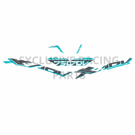 Juego de pegatinas para Honda X-ADV 750 2025 – Edición Plata/Mint