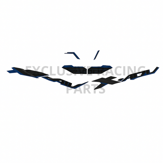 Juego de pegatinas gris/azul oscuro – X-ADV 750 2025