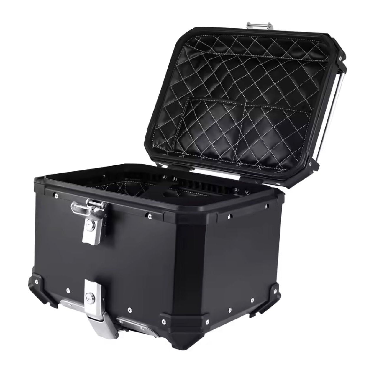 BAÚL SUPERIOR DE ALUMINIO NEGRO P2 - 45L