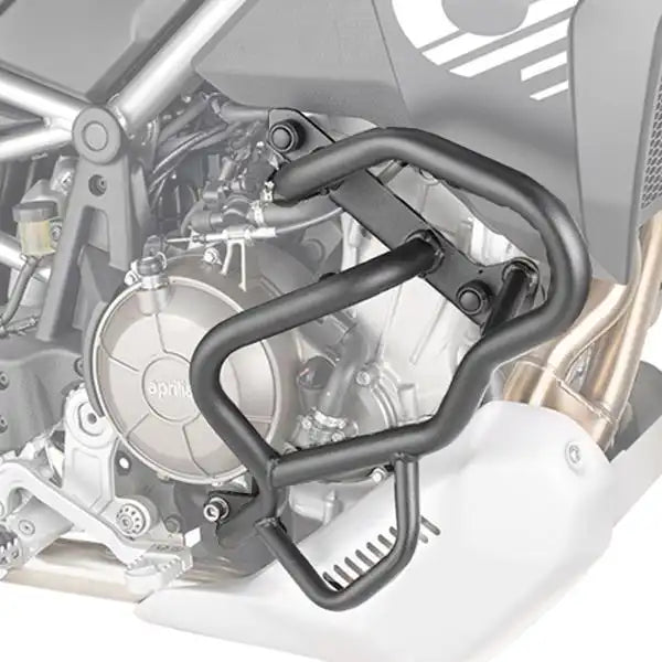 PROTECTOR DE MOTOR GIVI CON SOPORTES DE CAÍDA NEGROS APRILIA TUAREG 660 2021-2022