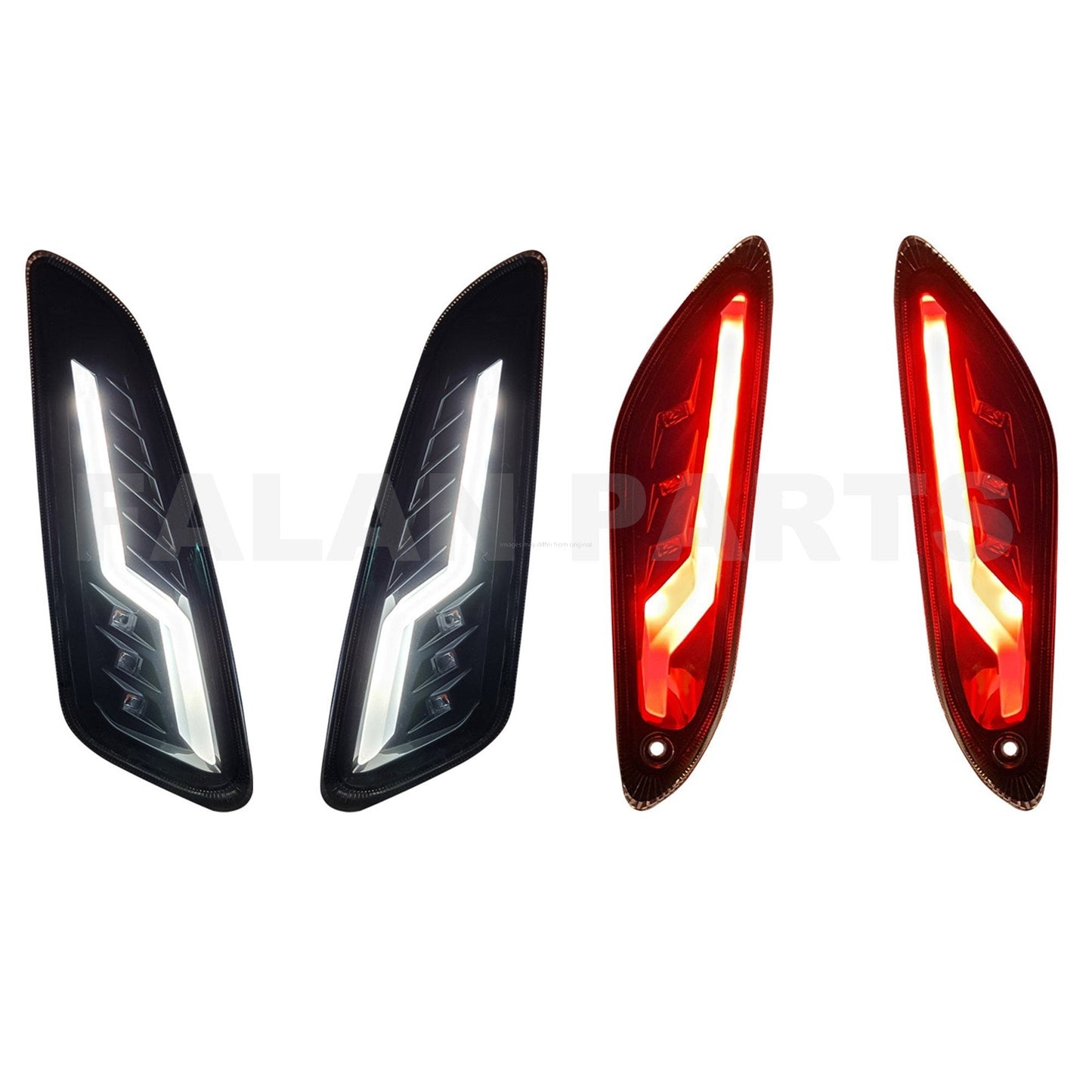 Juego de intermitentes LED de nivel 10 Flow | Vespa Primavera/Sprint