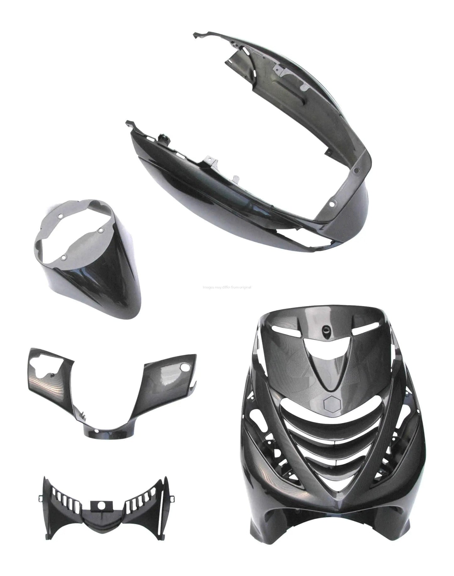 Kit de carrocería Porsche Gris Ágata | Modelos Piaggio ZIP 2000/SP