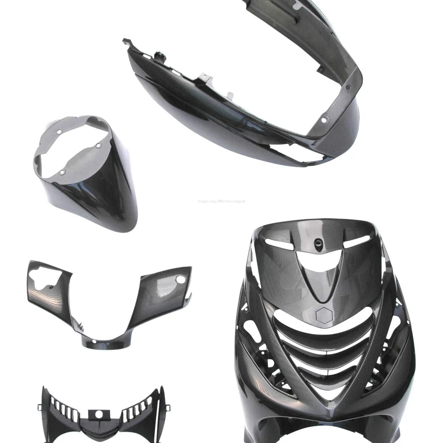 Kit de carrocería Porsche Gris Ágata | Modelos Piaggio ZIP 2000/SP