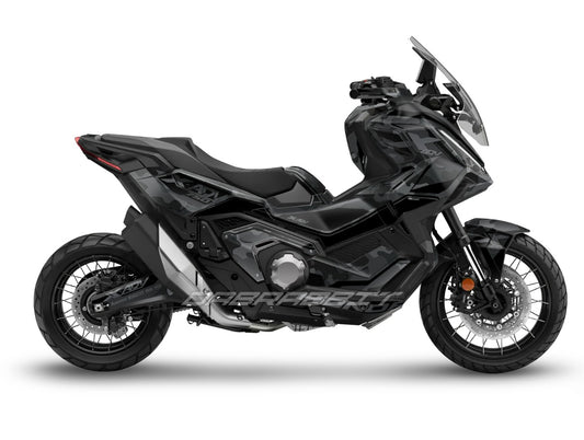 Kit gráfico completo para la X-ADV 750 (2025) – Edición Carbono Mate Negro Bold (CM-BB)