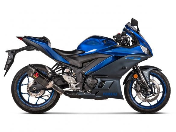 SILENCIADOR DE CARBONO SLIP-ON HOMOLOGADO POR AKRAPOVIC EURO 5 YAMAHA MT-03 2022-2024