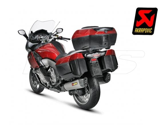 PAR DE SILENCIADORES DE TITANIO HOMOLOGADOS POR AKRAPOVIC PARA BMW K 1600 GT/GTL 2011-2020