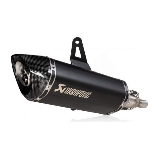 Silenciador Akrapovic de titanio negro para Italjet Dragster 125 (2021-2024)