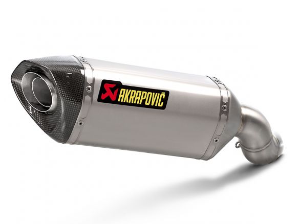 SILENCIADOR DE ESCAPE AKRAPOVIC TITANIO KAWASAKI Z 900 2020-2024 HOMOLOGADO
