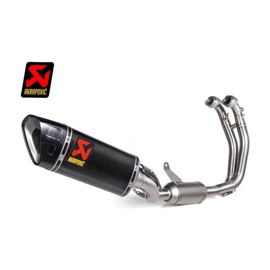 Escape completo de carbono Akrapovic Racing para Aprilia RS 660 (2021-2024)