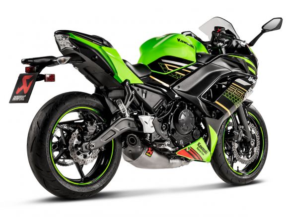 ESCAPE COMPLETO AKRAPOVIC RACING TITANIO KAWASAKI Z 650 2017-2020