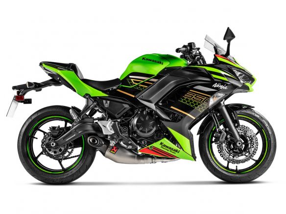 ESCAPE COMPLETO AKRAPOVIC RACING TITANIO KAWASAKI Z 650 2017-2020