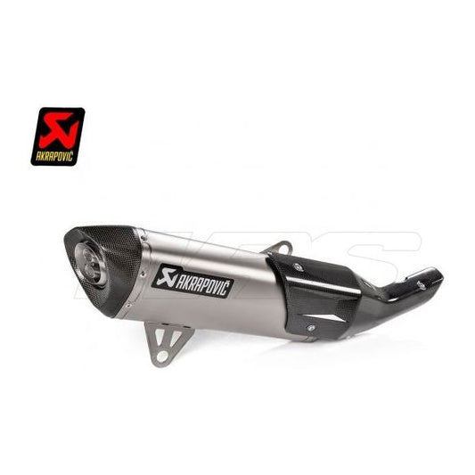 Silenciador Akrapovic Slip-On de titanio y carbono para BMW C 400 X/GT (2019-2020)