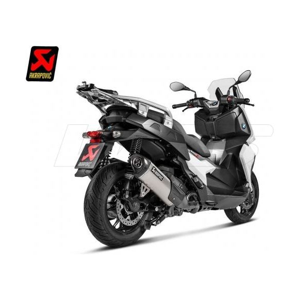 Silenciador Akrapovic Slip-On de titanio y carbono para BMW C 400 X/GT (2019-2020)