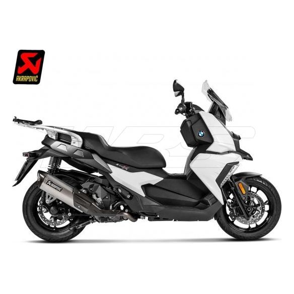 Silenciador Akrapovic Slip-On de titanio y carbono para BMW C 400 X/GT (2019-2020)