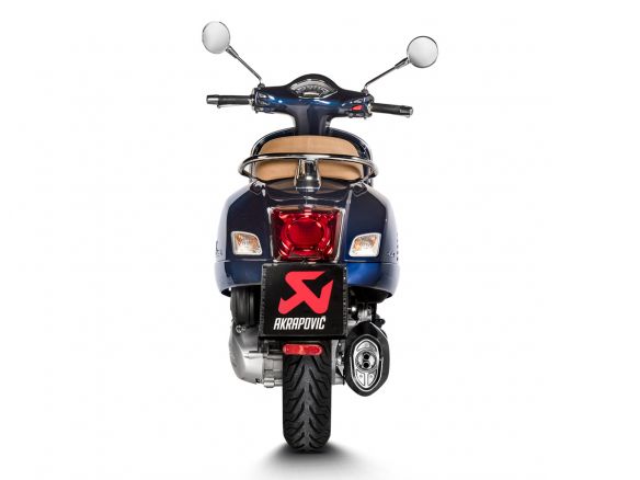 SILENCIADOR DE ACERO INOXIDABLE AKRAPOVIC VESPA GTS 300 2021-2024