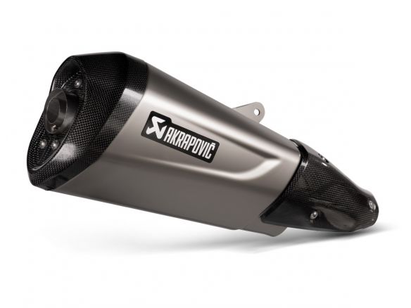 SILENCIADOR DE ACERO INOXIDABLE AKRAPOVIC VESPA GTS 300 2021-2024