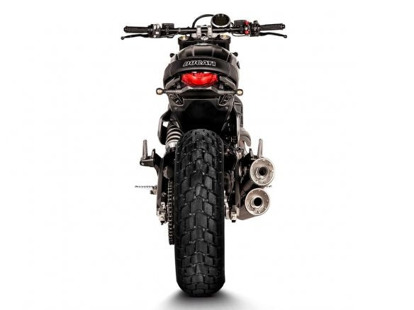 SILENCIADOR DE ACERO AKRAPOVIC PARA DUCATI SCRAMBLER URBAN/MOTARD/NIGHTSHIFT/ICON/DESERT 21-22