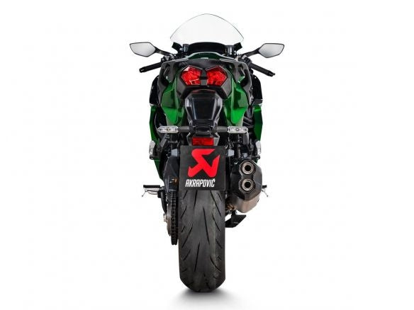 SILENCIADOR DE ESCAPE SLIP-ON HOMOLOGADO EN TITANIO AKRAPOVIC KAWASAKI NINJA H2 SX 2021-2024