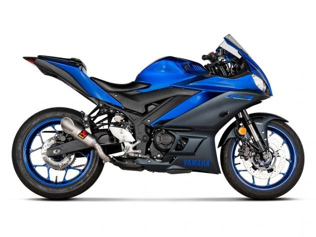 SILENCIADOR DE TITANIO AKRAPOVIC PARA YAMAHA MT-03 2022-2024