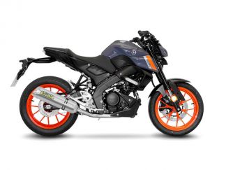 TERMINAL DE ACERO INOXIDABLE ARROW DARK NICHROM PRO RACE YAMAHA MT 125 2021-2024