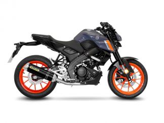 TERMINAL DE ACERO INOXIDABLE ARROW DARK NICHROM PRO RACE YAMAHA MT 125 2021-2024