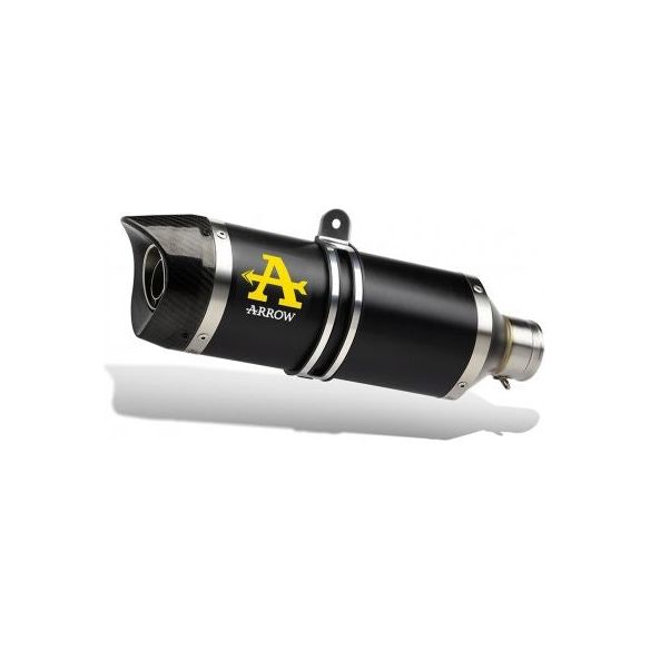 Silenciador Arrow Thunder de aluminio oscuro para Aprilia RX/SX 125 (2021-2024)