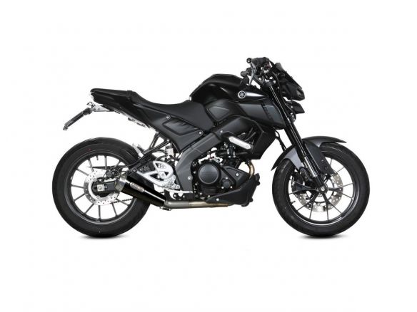 TERMINAL DE ACERO INOXIDABLE ARROW DARK NICHROM PRO RACE YAMAHA MT 125 2021-2024