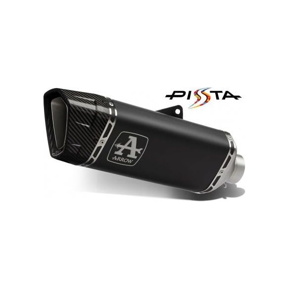 Silenciador Arrow Euro 5 de titanio oscuro "Pista" para Aprilia Tuono V4 1100 2021-2024