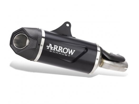 SILENCIADOR ARROW INDY RACE EVO DE ALUMINIO CARBONO OSCURO BMW R 1300 GS 2024
