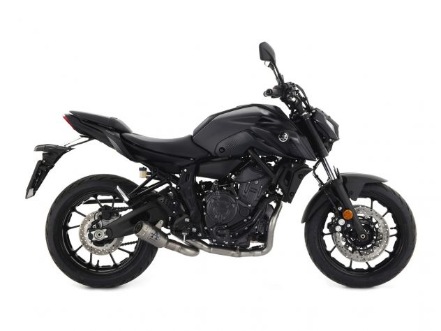 ESCAPE COMPLETO ARROW RACING ACERO INOXIDABLE TITANIO YAMAHA MT-07 2021-2024