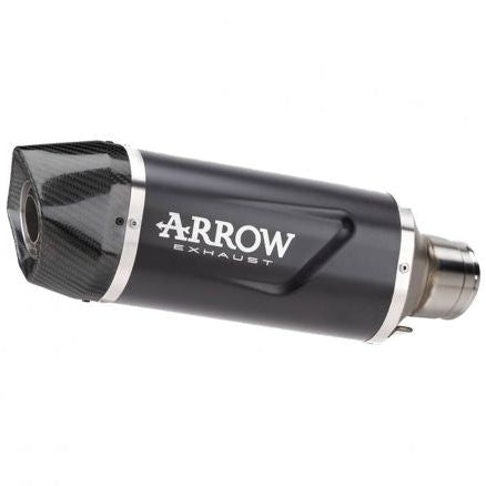 SILENCIADOR ARROW INDY RACE EVO ALUMINIO OSCURO CARBONO KAWASAKI NINJA 500 2024