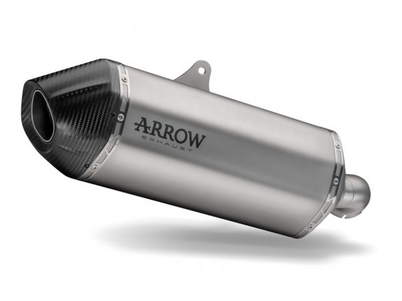 SILENCIADOR DE CARRERAS ARROW SONORA TITANIO CARBONO HONDA NT 1100 / DCT 2022-2023