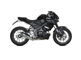 TERMINAL DE ACERO INOXIDABLE ARROW DARK NICHROM PRO RACE YAMAHA MT 125 2021-2024