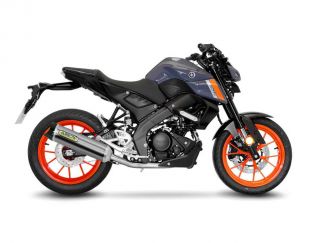 TERMINAL DE ACERO INOXIDABLE ARROW DARK NICHROM PRO RACE YAMAHA MT 125 2021-2024