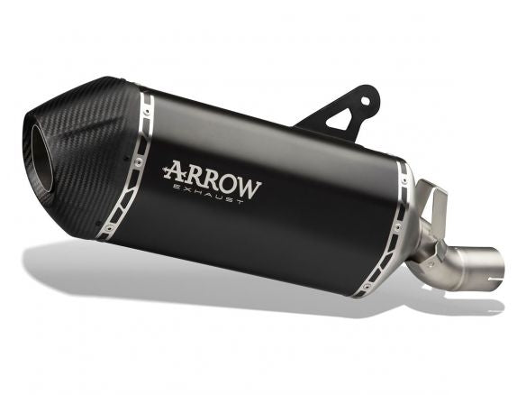 SILENCIADOR ARROW TITANIO CARBONO OSCURO SONORA BMW F 750 GS 2021-2023