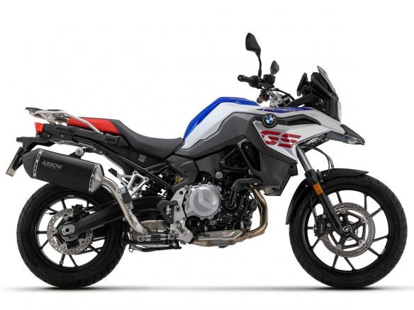 SILENCIADOR ARROW TITANIO CARBONO OSCURO SONORA BMW F 750 GS 2021-2023