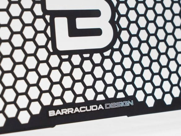 TAPA DE RADIADOR BARRACUDA ALUMINIO NEGRO KAWASAKI Z 650 2017-2022