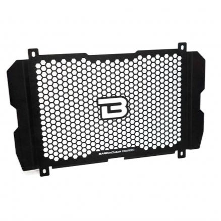 TAPA DE RADIADOR BARRACUDA ALUMINIO NEGRO KAWASAKI Z 900 2017-2022