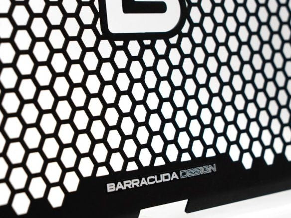 TAPA DE RADIADOR BARRACUDA ALUMINIO NEGRO KAWASAKI Z 900 2017-2022