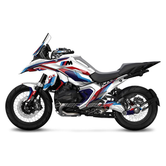 Juego de pegatinas blancas para BMW R1300GS M