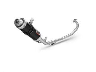 SISTEMA DE ESCAPE COMPLETO AKRAPOVIC TITANIO CARBONO YAMAHA MT-125 2021-2024