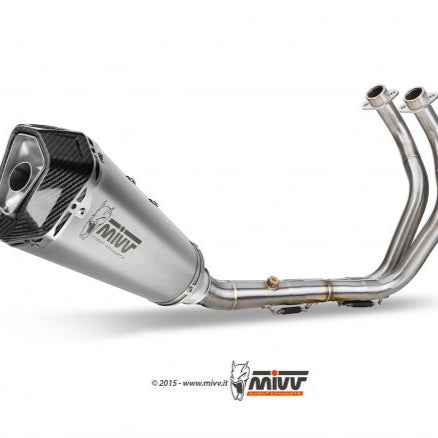 ESCAPE COMPLETO 2x1 MIVV DELTA RACE ACERO CARBONO YAMAHA MT-07 2014-2020
