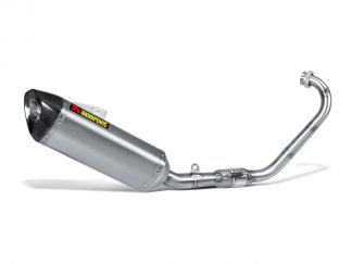 SISTEMA DE ESCAPE COMPLETO AKRAPOVIC TITANIO CARBONO YAMAHA MT-125 2021-2024