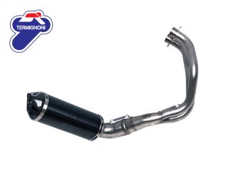 ESCAPE COMPLETO 2x1 MIVV DELTA RACE ACERO NEGRO YAMAHA MT-07 2014-2020