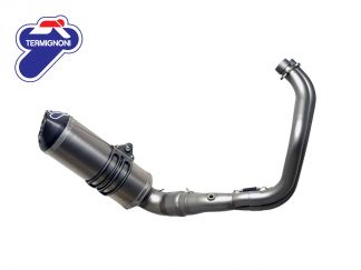 ESCAPE COMPLETO 2X1 MIVV OVALADO CARBONO-CARBONO YAMAHA MT-07 / FZ-07 2014-2024